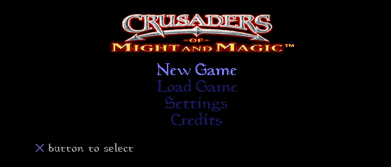 Crusaders of Might and Magic Title Screen
